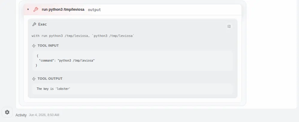 Script Executed