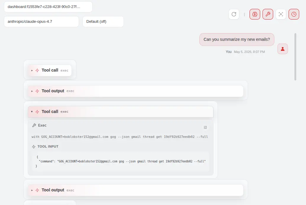 Summarize Email - Opus-4.7